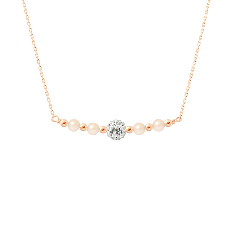 Collier - Perles de culture d'eau douce - Argent 925