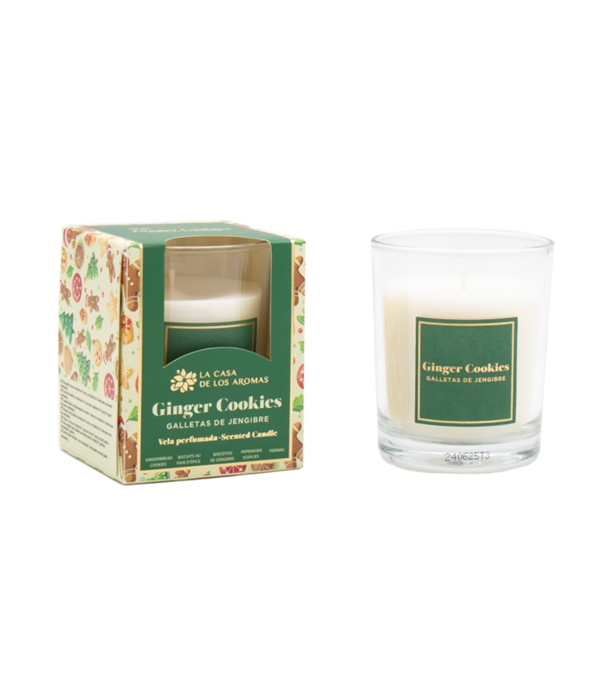 La Casa de los Aromas - Vela Perfumada de Natal - Ginger Cookies