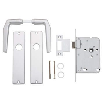 Insteekslot loopslot met aluminium slotplaat incl. kruk Doorn 50mm