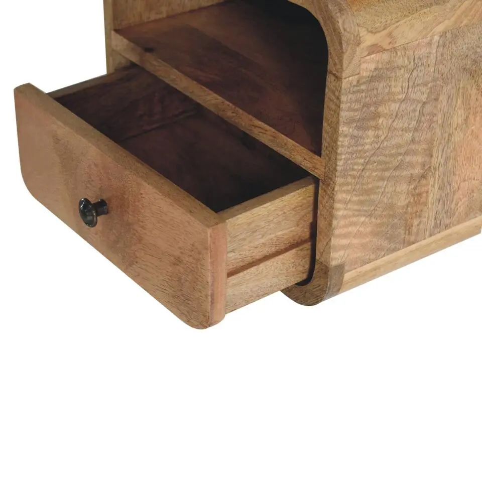 Massief Houten Wandtafeltje