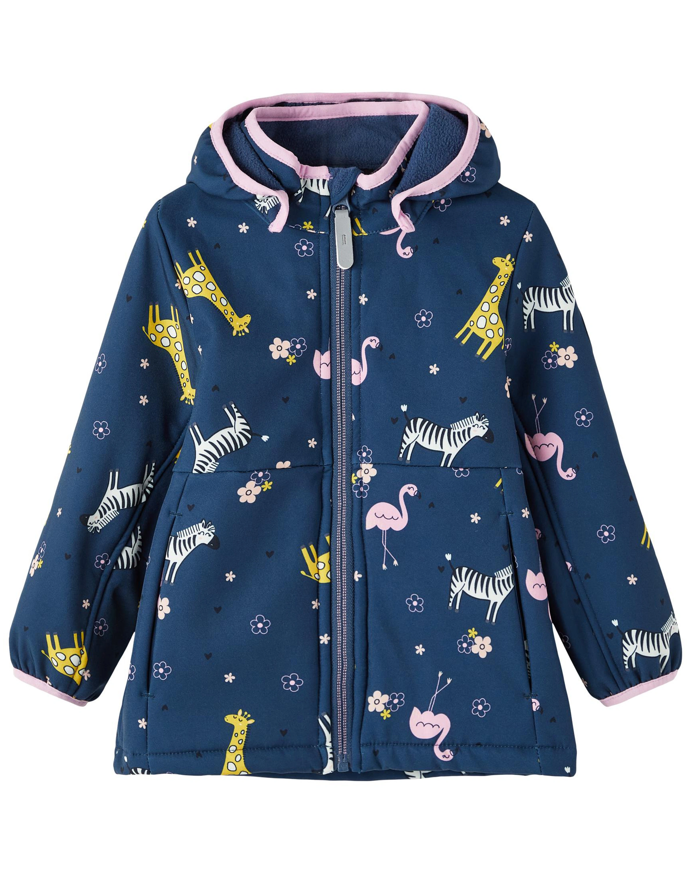 Softshelljacke NMFMALTA - ANIMAL in insignia blue