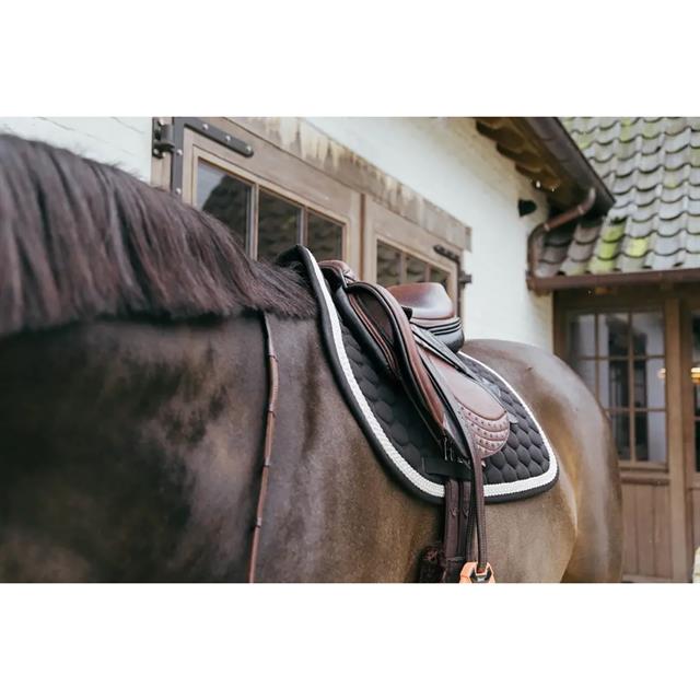 Zadeldek Kentucky Plaited Cord Springen Zwart