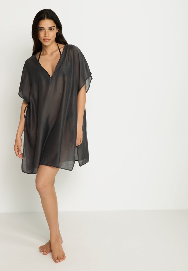LSCN by LASCANA Chiffontunika , seitlich zum Knoten, transparente Strandtunika