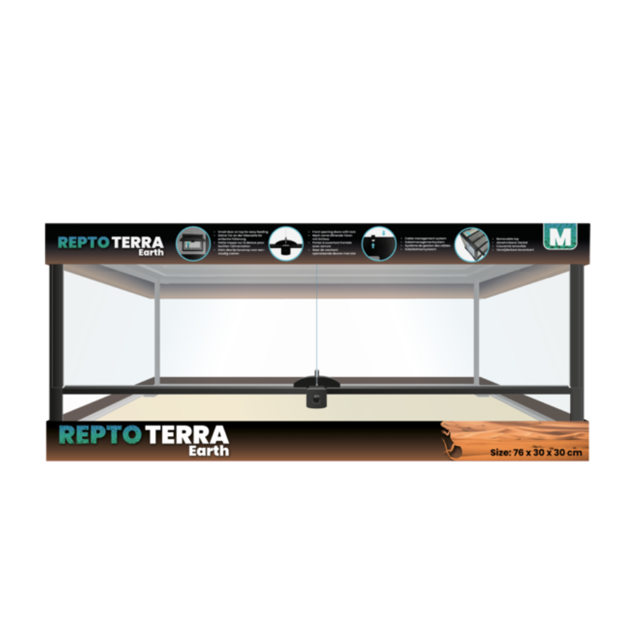 Terrário de vidro universal REPTO TERRA