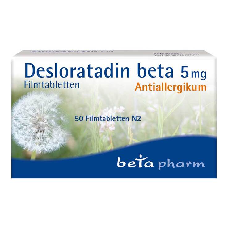 Desloratadin beta 5 mg Filmtabletten, 50 St