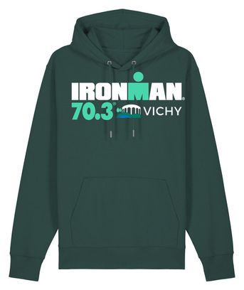 Sweat à Capuche Ironman 70.3 Vichy Vert