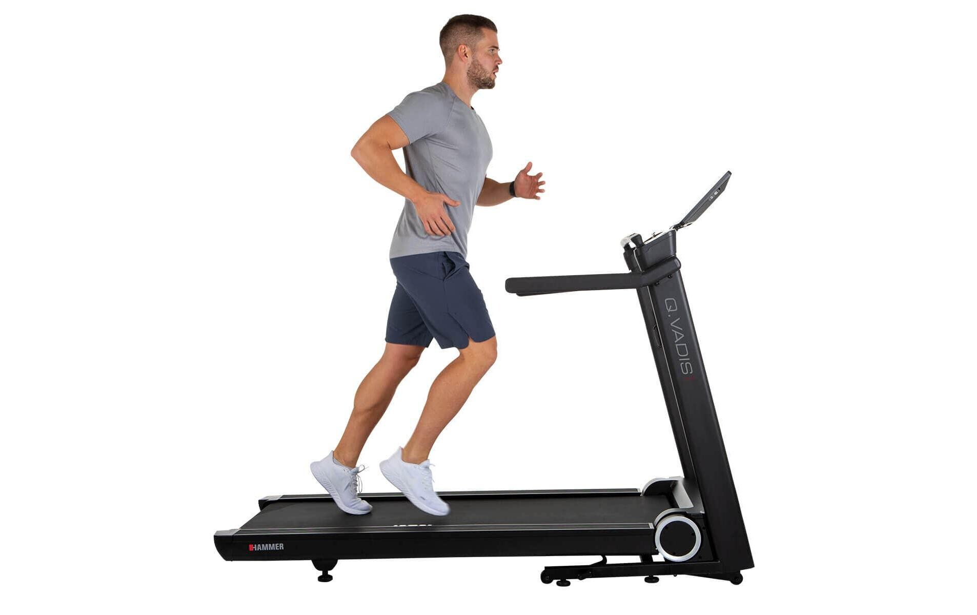 Laufband Q. Vadis 10.0<br>Modernes Laufband mit integriertem Display