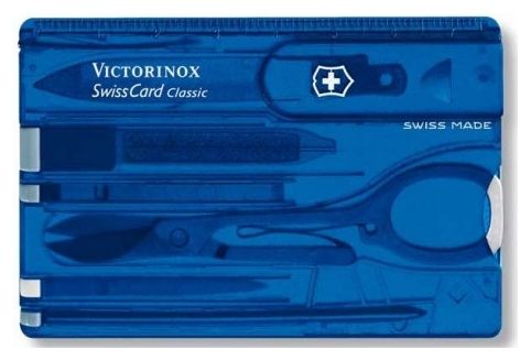 SwissCard Classic Victorinox bleue