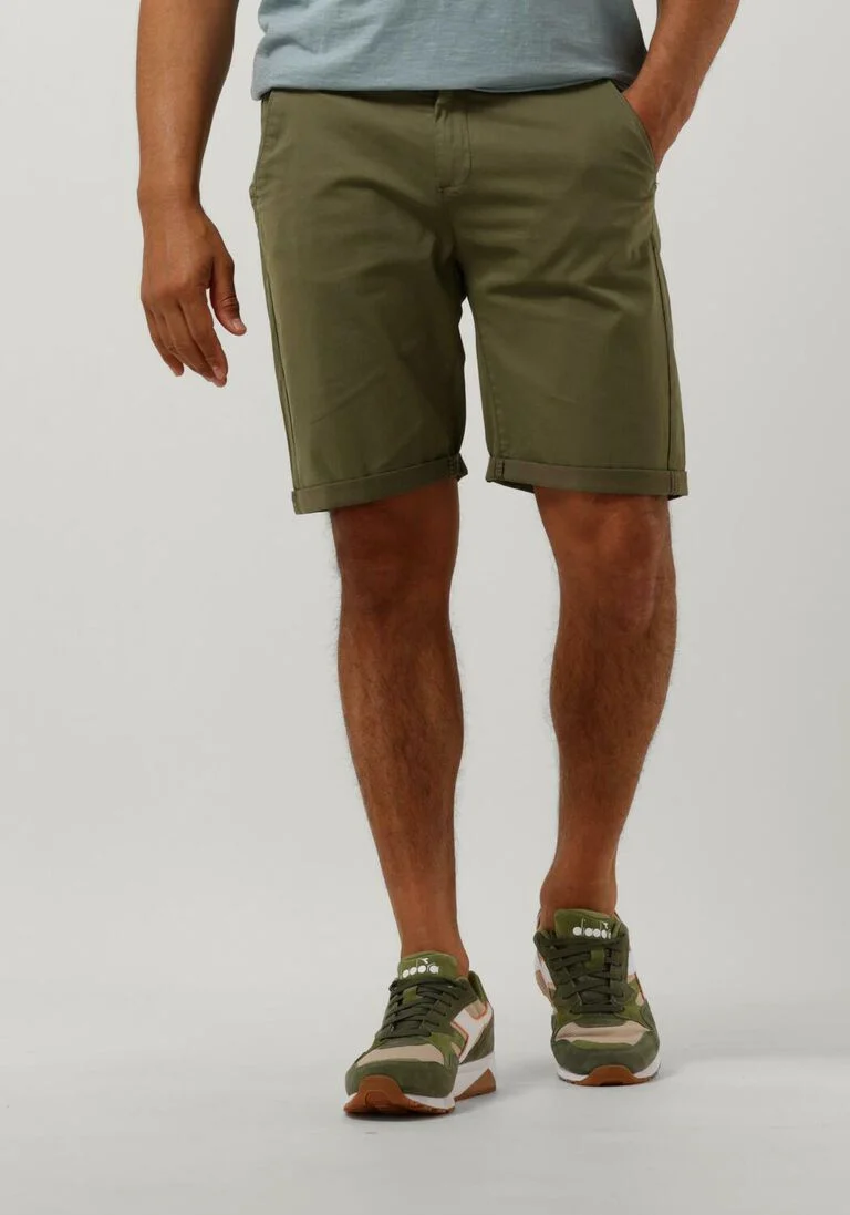 DSTREZZED groene dstrezzed korte broek charlie shorts peach satin