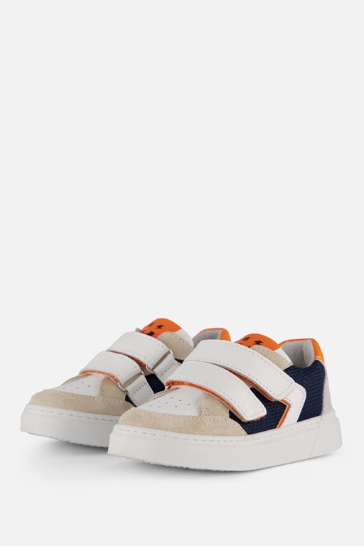 Muyters Velcro Sneakers blauw Leer