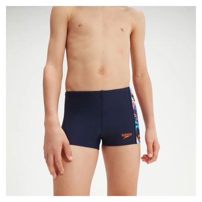 Maillot de bain Enfant Speedo Allover Panel bleu marine/bleu