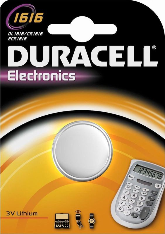 Duracell - CR1616 - Knoopcelbatterijen - 3 Volt - Lithium
