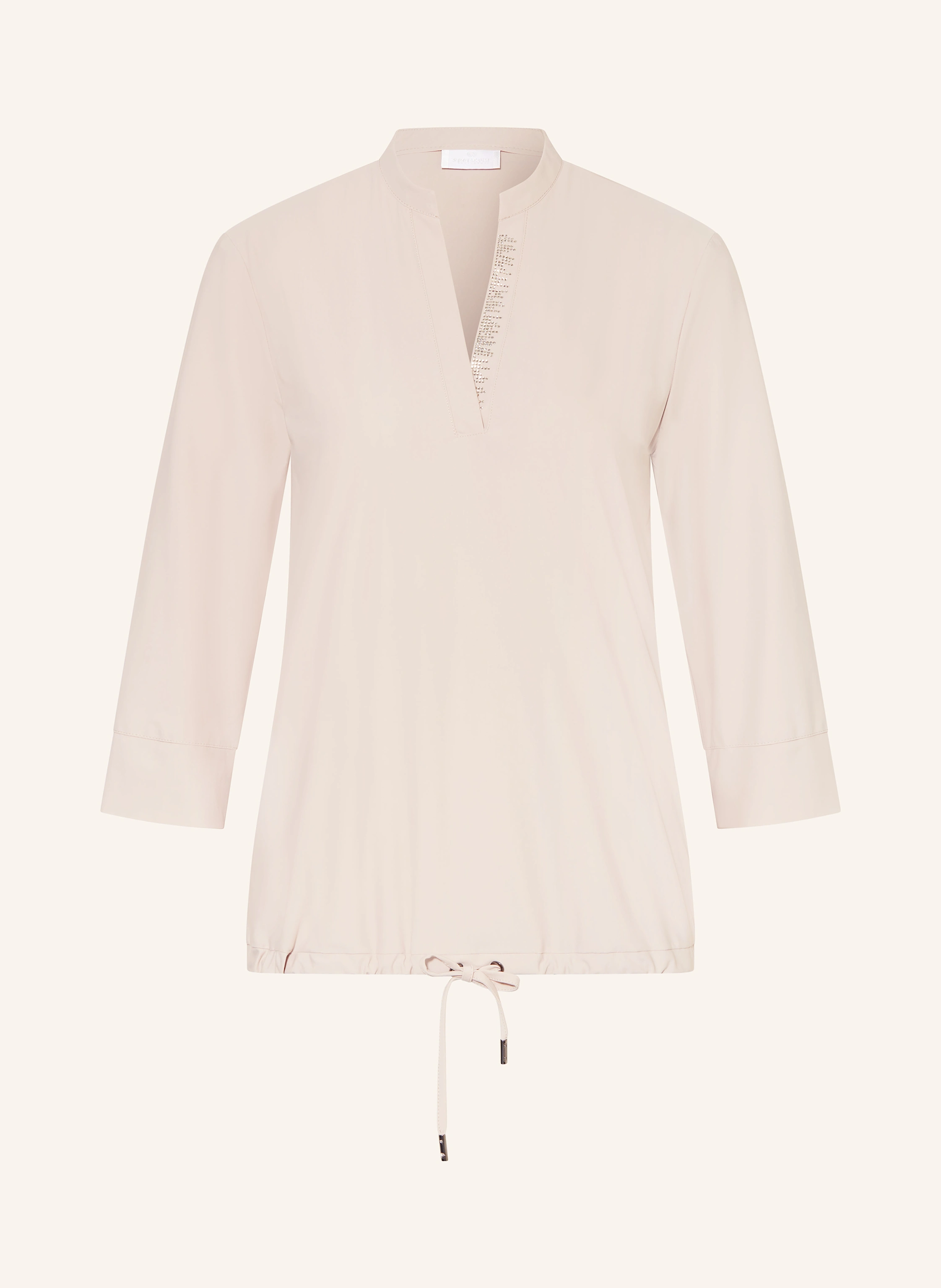 SPORTALM Blusenshirt mit 3/4-Arm und Schmucksteinen