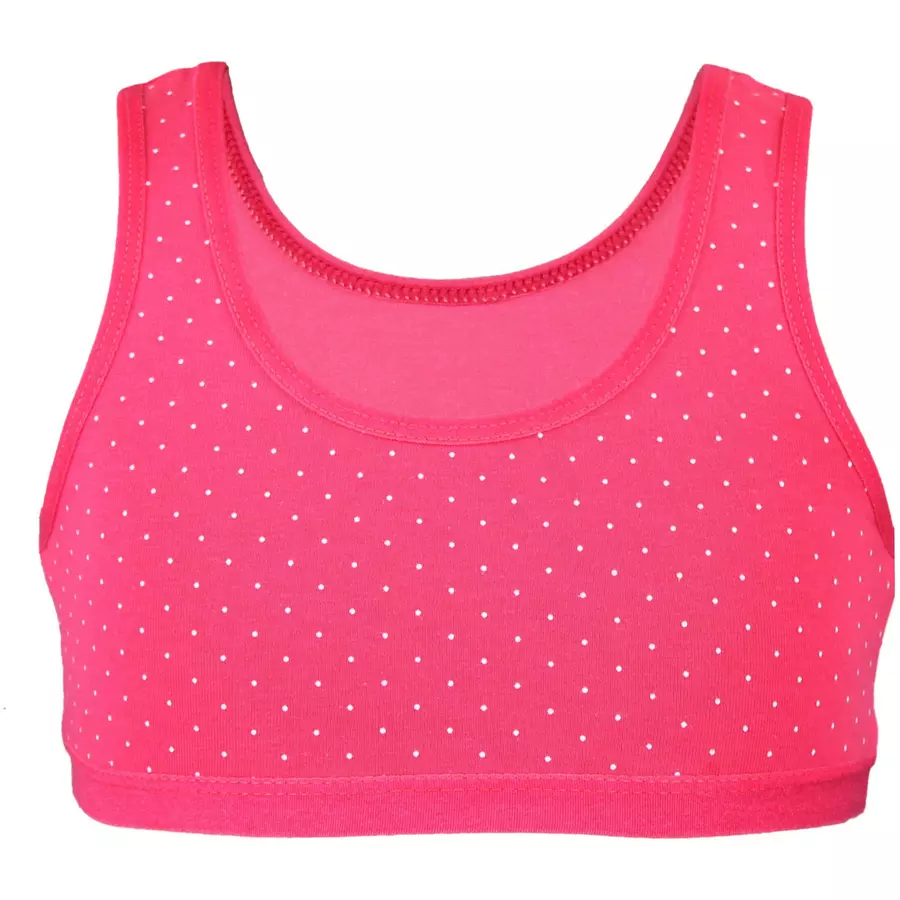 TupTam Mädchen Bustier mit breiten Trägern 5er Pack rosalila
