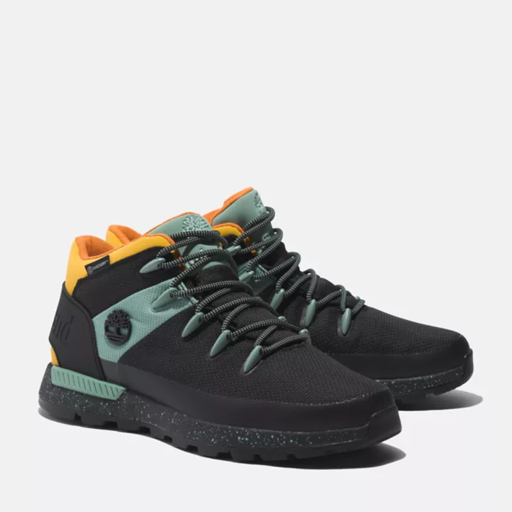 Bottine mi-haute Sprint Trekker imperémable pour homme en noir