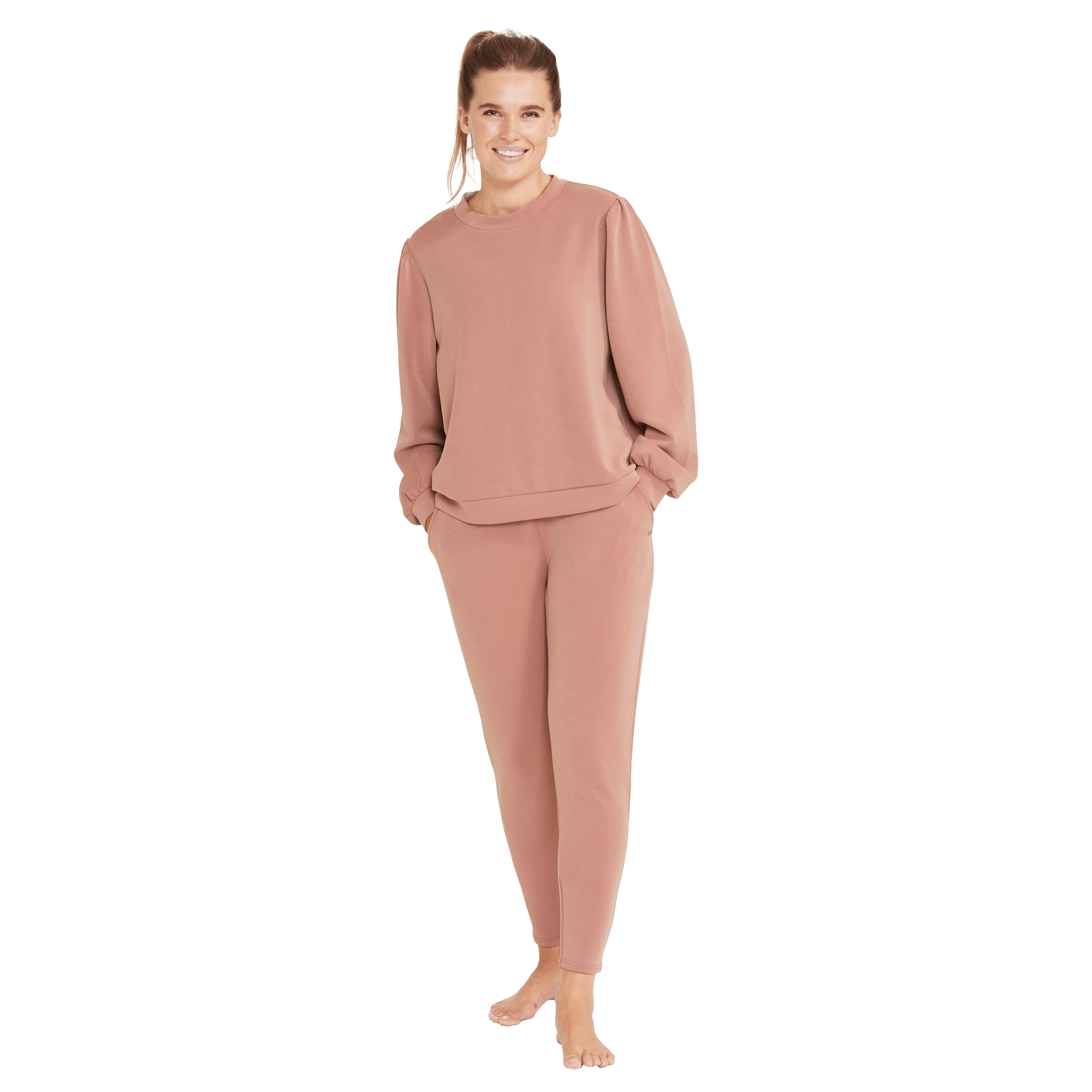 Endurance Jilldana W Balloon Sleeve Sweat - Fritid og bomull