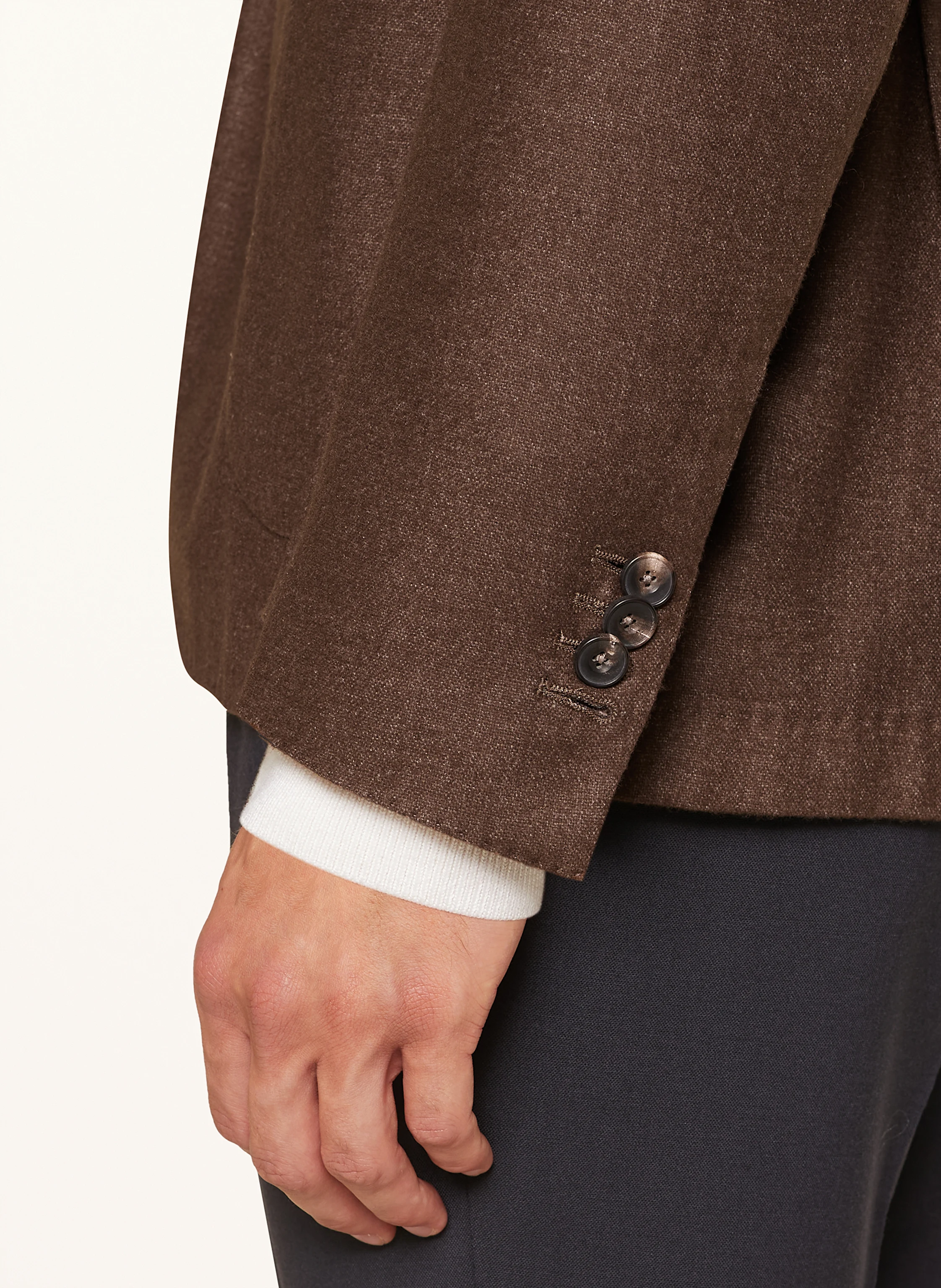 SANTANIELLO Flanellsakko Slim Fit