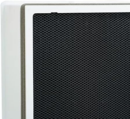 Amazon Basics   Purificateur d'air, Couvre jusqu'à 12 m², Filtres à air True HEPA et au charbon, CADR 100 m²/h, Élimine 99,97 % des allergènes (pollen, poussière, fumée), Prise européenne, Blanc : Cuisine et Maison