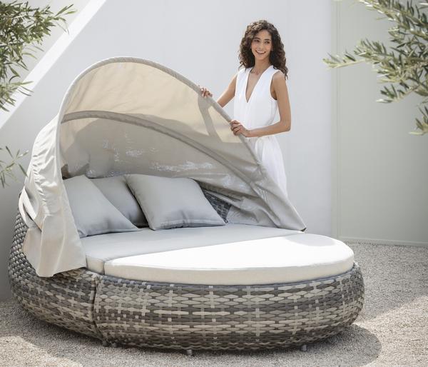 Dehner Daybed Tulum, ca. B179/H163/T220 cm