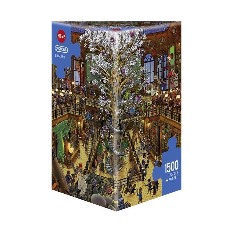 Puzzle 1500 pièces - Oesterie - library
