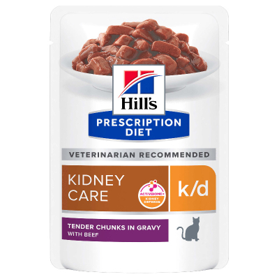 Hill's VET Katze Prescription Diet k/d Renal Health Rind 12x85g