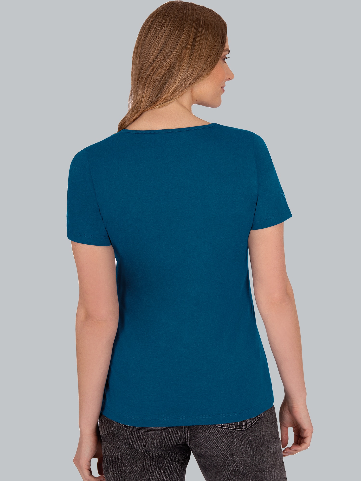 T-Shirt aus Biobaumwolle Saphir-C2C