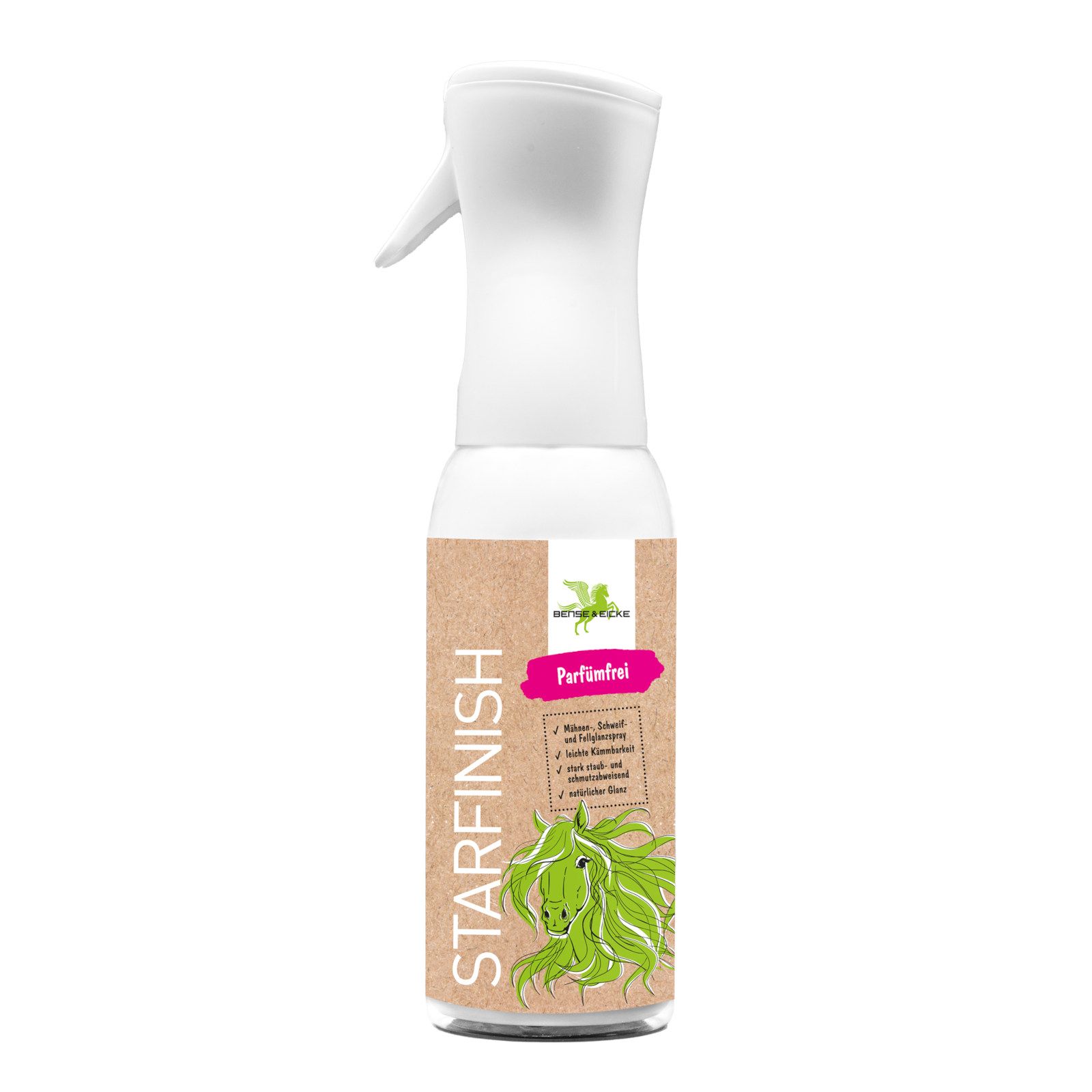 B & E StarFinish parfümfrei - Schweif- und Mähnenspray für Pferde