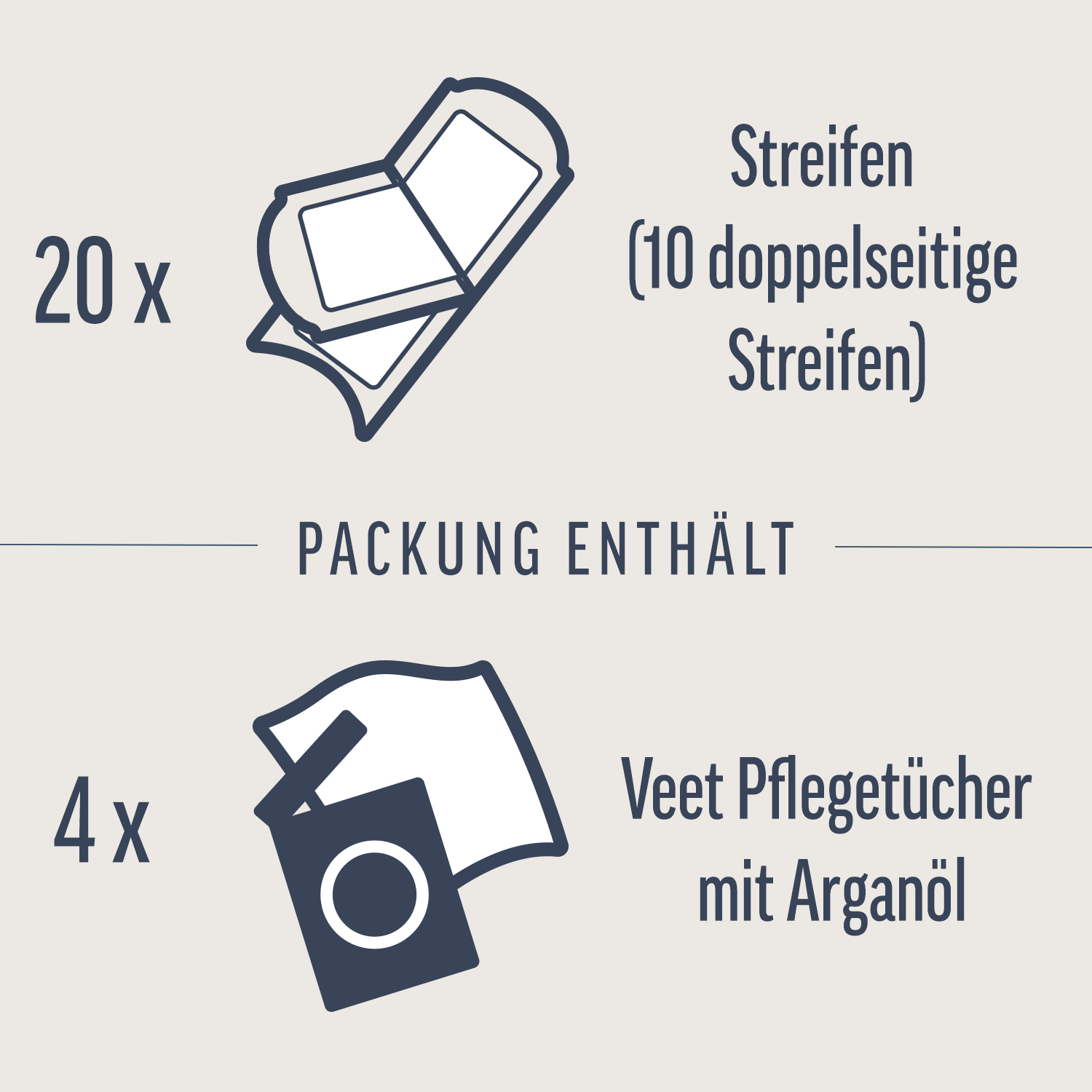 (20er Set) Expert Kaltwachsstreifen Gesicht Sensible Haut (3234541)