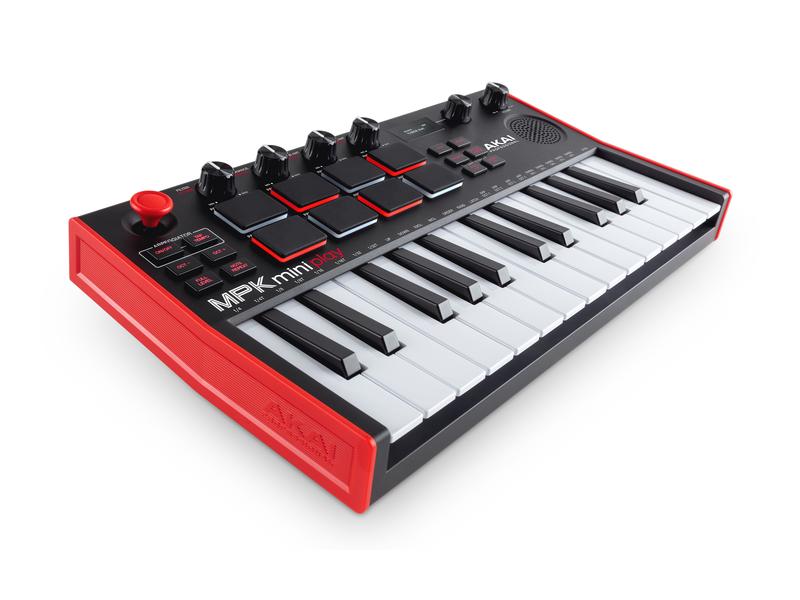 Akai Keyboard Controller MPK Mini Play MK3 Ultraportabler Keyboard-Controller für überall