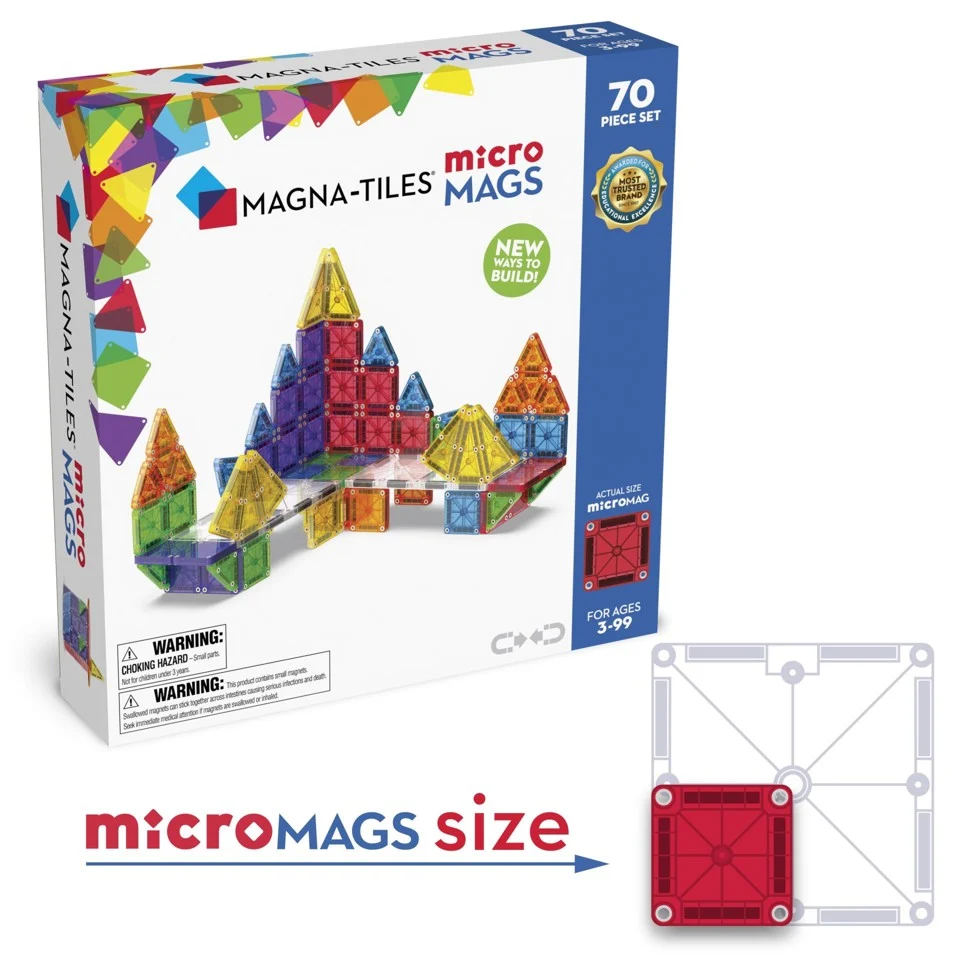 Magna-Tiles -microMAGS 70 stk