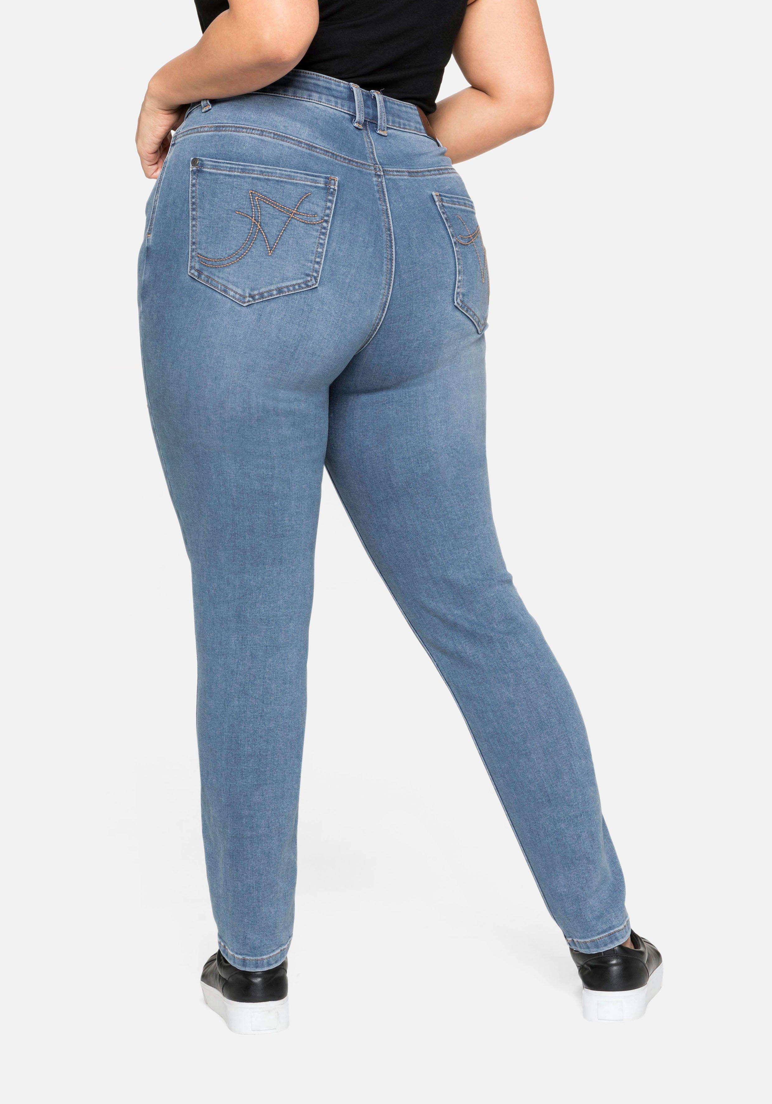 Skinny Power-Stretch-Jeans in 5-Pocket-Form