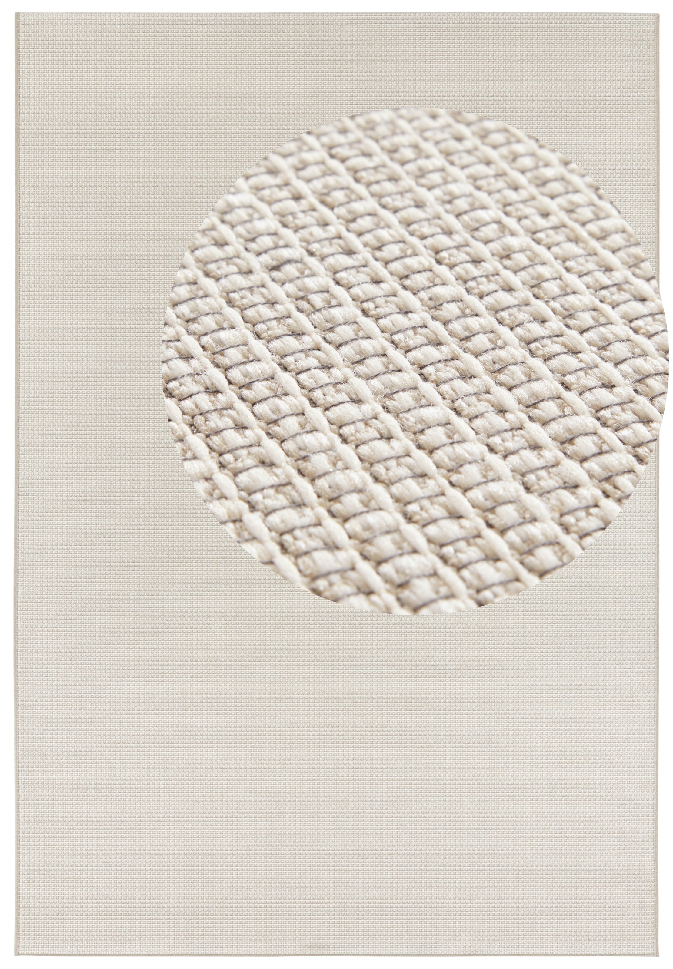 ELLE DECORATION Teppich »Millau« rechteckig 4 mm Höhe Flachgewebe, In-& Outdoor, Modern, Terrasse, Balkon, Wohnzimmer
