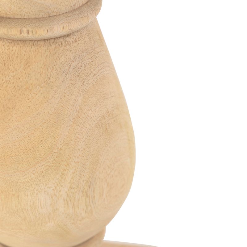 Landelijke tafellamp zonder kap naturel hout - Catnip