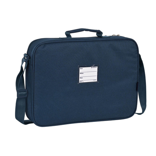 Mochila Safta M385 para atividades extracurriculares, azul, tamanho padrão unissex infantil.