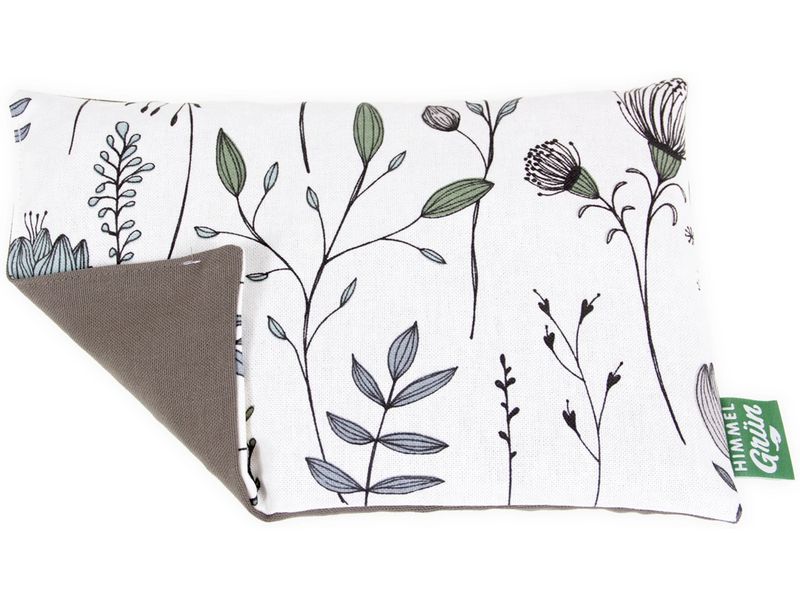 Himmelgrün Traubenkernkissen Mohn 30 x 20 cm Natürliche Wärme im eleganten Design
