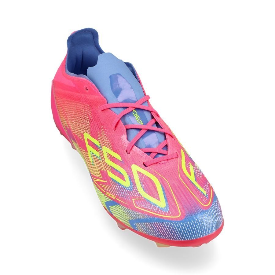 adidas F50 Elite FG Mystic Victory - Lucid Pink/Lucid Lemon/Blue Fusion Enfant