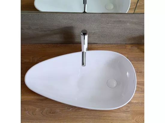 Vasque À Poser Rea Greta 75 White