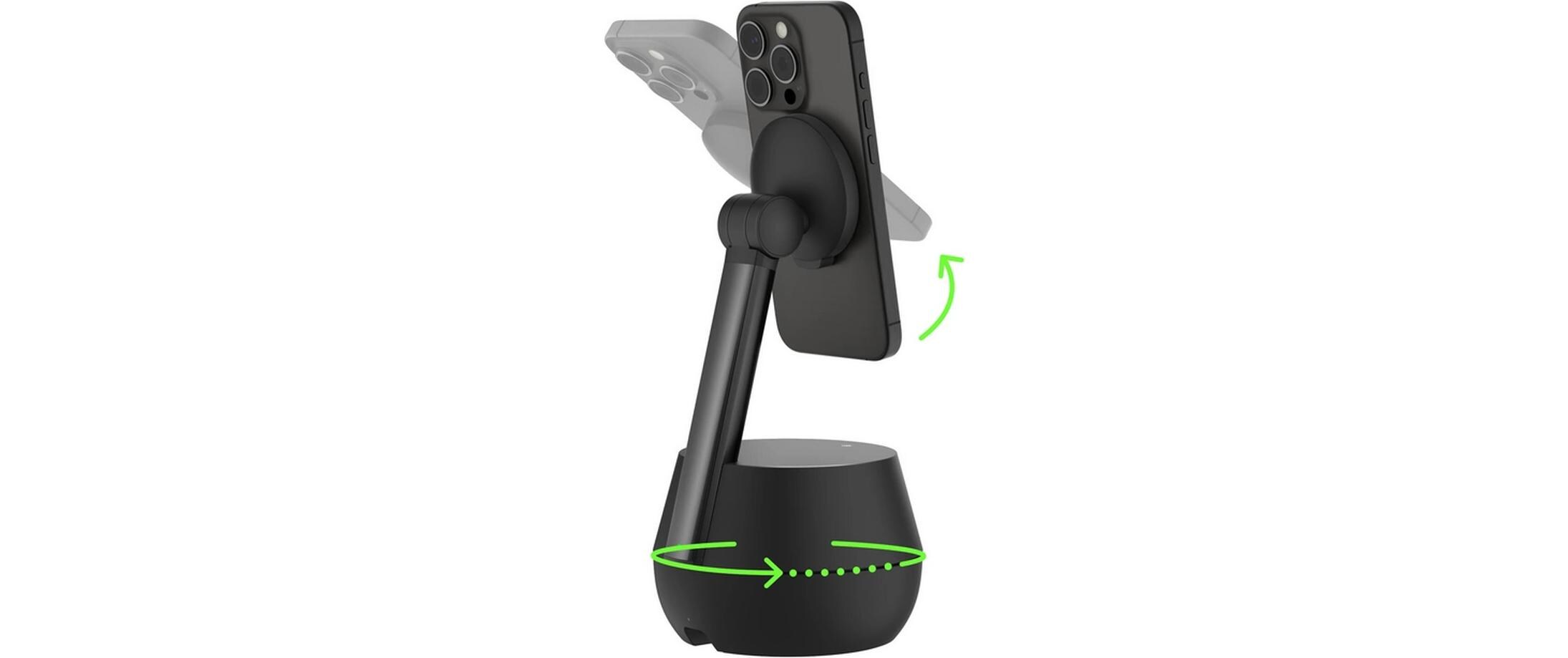 Wireless Charger Auto-Tracking-Ständer Pro Schwarz<br>Auto-Tracking-Ständer Pro mit DockKit