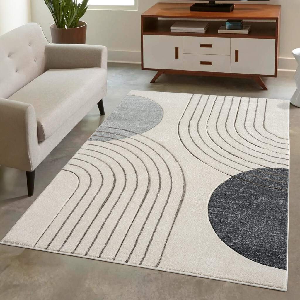 Carpet City Teppich »BONITO 7170« rechteckig 11 mm Höhe Läufer, Flachflor, Hochtief-Muster/ 3D-Effekt, Geo-Muster, Wohnzimmer