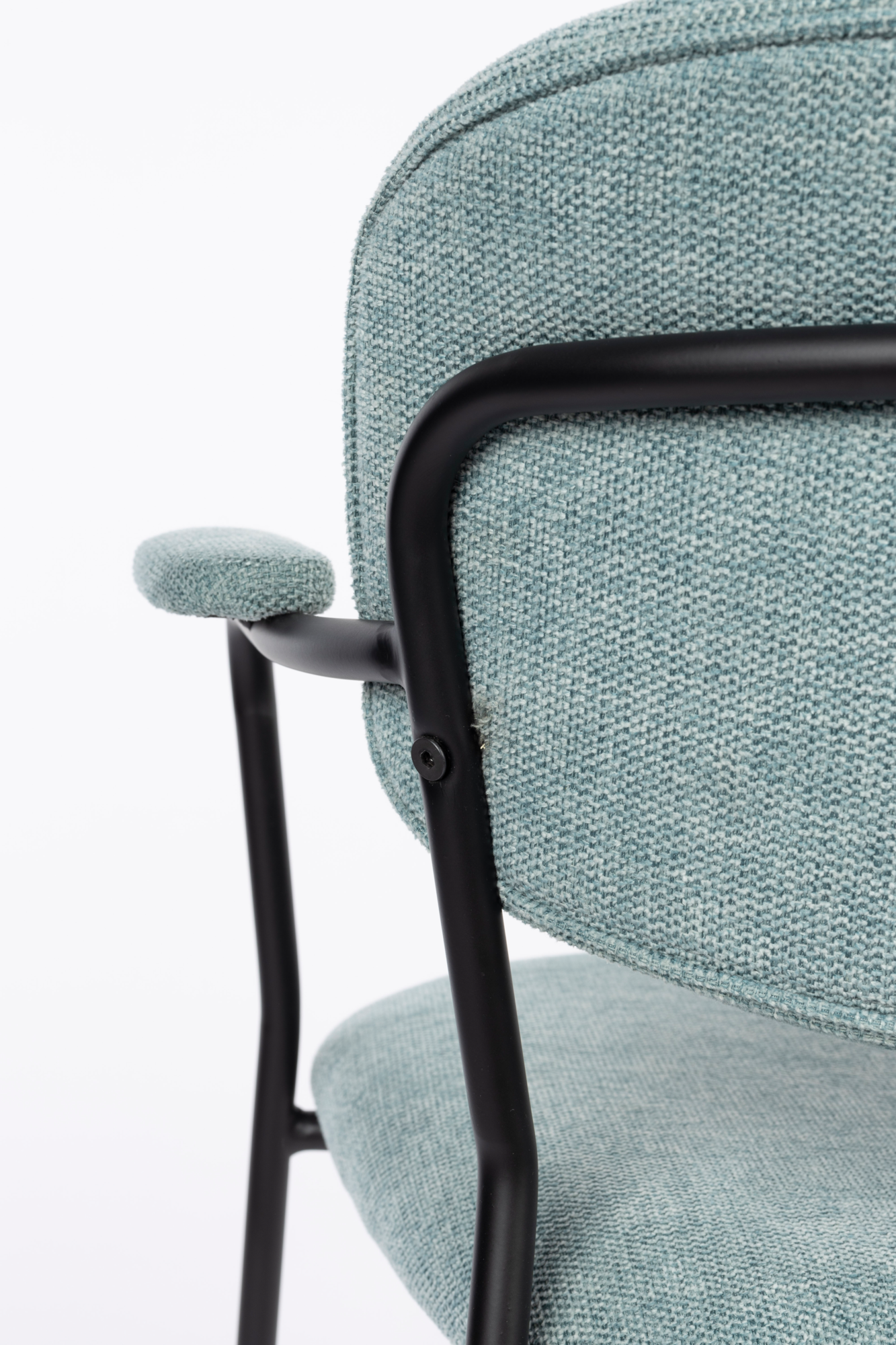 CHAIR JOLIEN BLACK/LIGHT GREEN FR