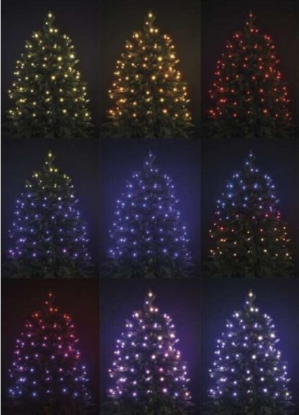 LED - RGB Kerst buitenketting - 160 LED - 72 standen - 19m - IP44 - Afstandsbediening