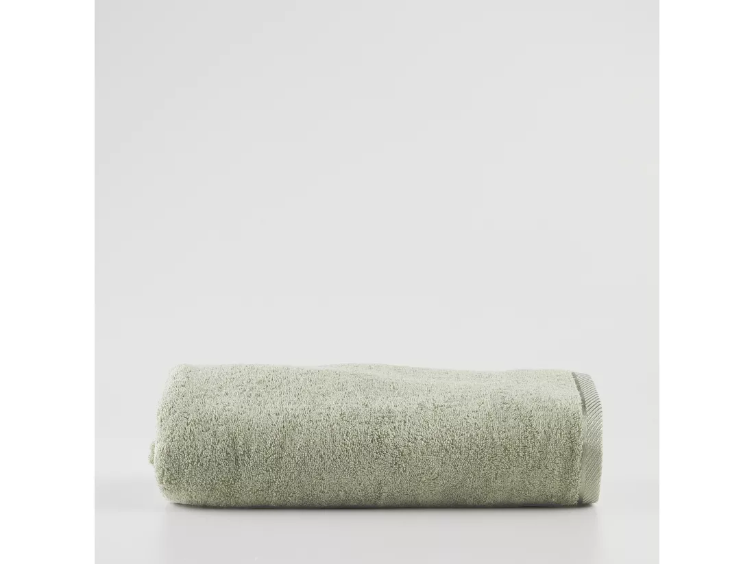 Serviette de Bain en Bambou 100x150 cm Vert Moyen