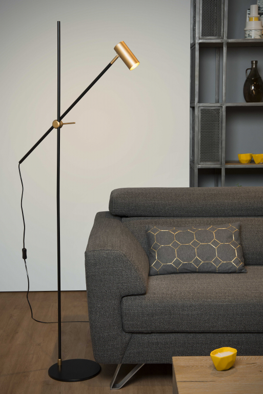 Lucide Philine vloerlamp zwart