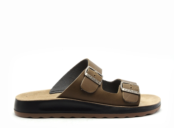 Flyflot mules et sabots homme fifou 29683 marron