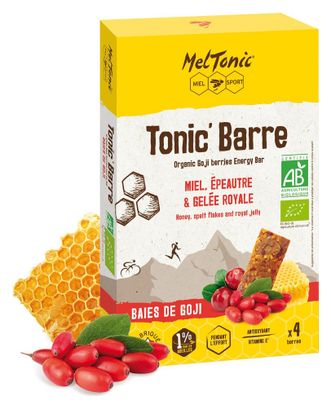 Barres énergétiques Bio Meltonic Tonic' Barre Baies de Goji - 4x25g