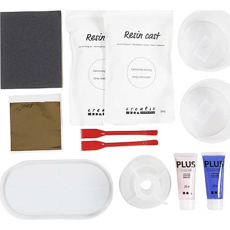 Start DIY kit resin støbning stager/fade