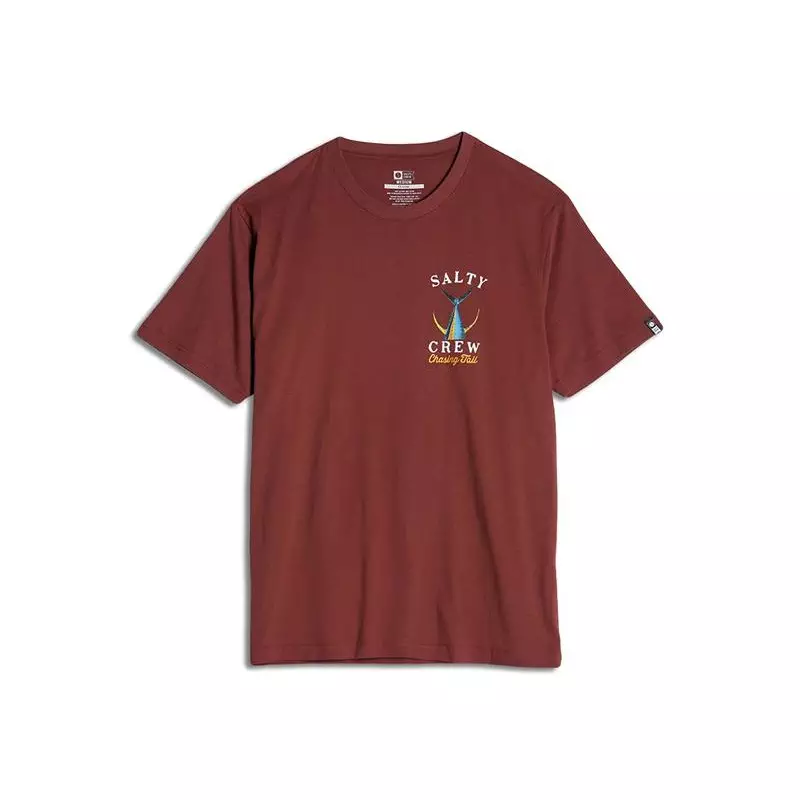 Tee shirt SALTY CREW Tailed S/S Maroon