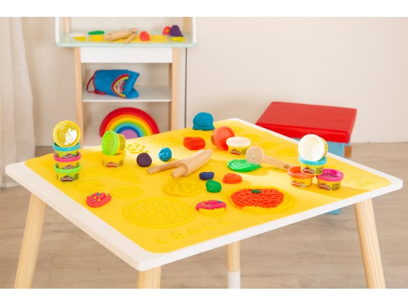 roba Spielset Play-Doh 50 cm x 55 cm Kreatives Spiel-Set mit Knetmasse