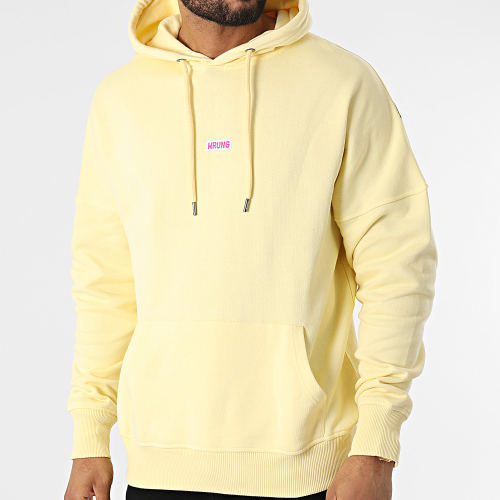 Sweat Capuche Scare Two Jaune
