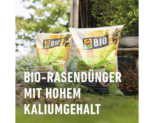 COMPO BIO herfstgazonmeststof 20 kg 400 m² organische meststof
